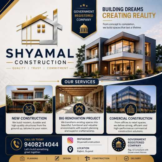 All types of new Construction & Renovation